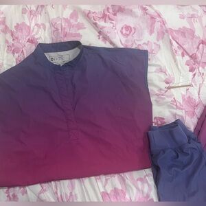 Figs Scrub Purple and Pink Ombré Set